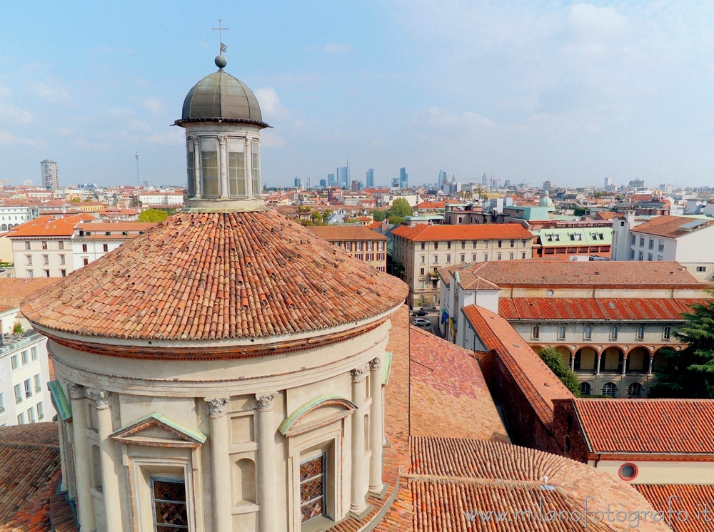 Milan (Italy) - Sight over Milan from the bell tower of the Basilica of San Vittore al Corpo